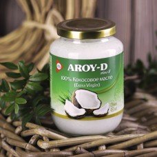 Нерафинированное кокосовое масло Aroy-D (450мл)