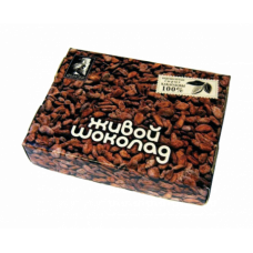 Плитка из перетертых какао-бобов в плитке "Живой Продукт" (180г)