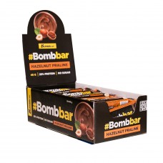 Протеиновый батончик в шоколаде "BOMBbar" Фундучное пралине (40г)