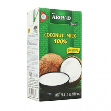 Кокосовое молоко натуральное без сахара "Aroy-D" (500мл)
